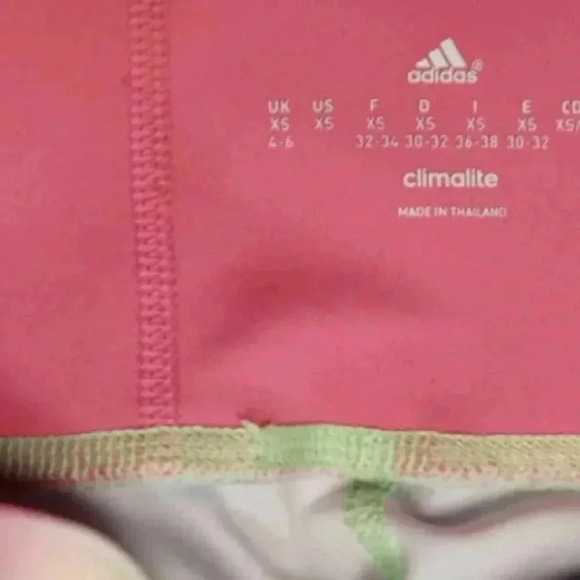 Adidas Multicoloured Capri  Tights Size XS - Picture 6 of 7